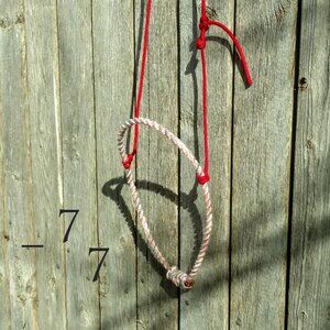Handmade Round Nose Lariat Rope "Cowboy Cavesson" - Western Horse Training